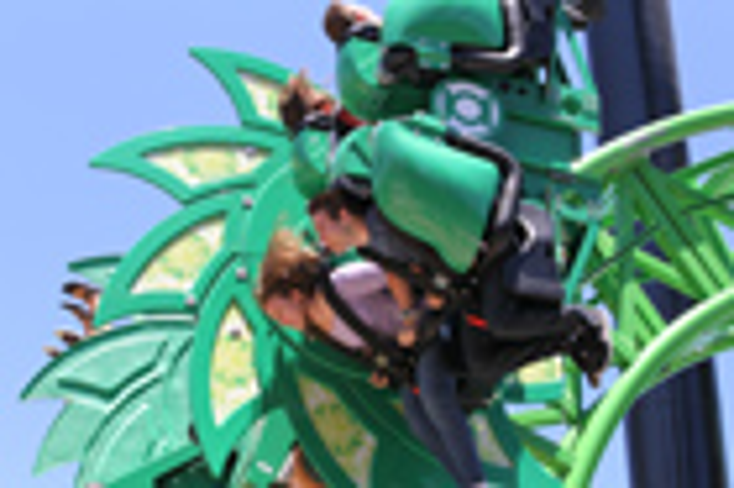 WBCP Launches Green Lantern Coaster WBCP Launches Green Lantern Coaster