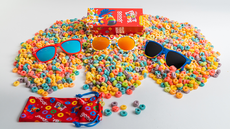 Froot Loops sunglasses. Froot Loops sunglasses.