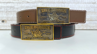 True Religion belts.