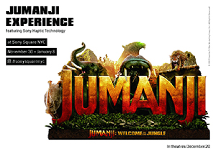 Sony Brings Jumanji to Times Square Sony Brings Jumanji to Times Square