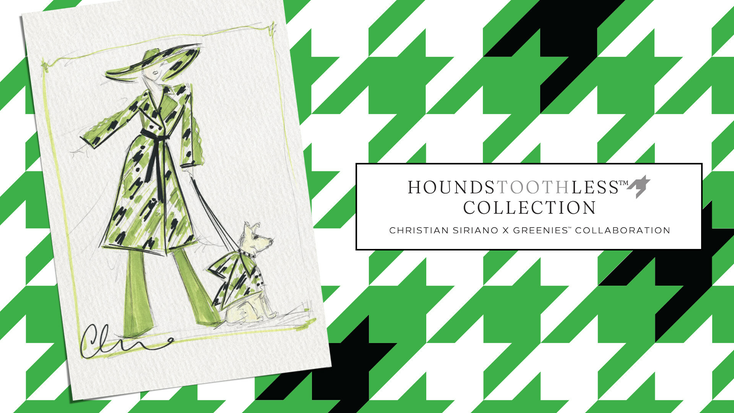 The Houndstoothless pattern from Christian Siriano. The Houndstoothless pattern from Christian Siriano.
