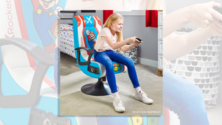 Super Mario-branded gaming chairs from X Rocker.