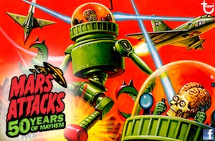 Topps Unveils Mars Attacks Cards Topps Unveils Mars Attacks Cards