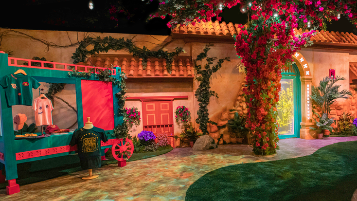 La Placita at the Disney Encanto x CAMP experience at CAMP 5th Avenue. La Placita at the Disney Encanto x CAMP experience at CAMP 5th Avenue.