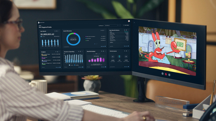 Mr. Krabs as featured on the Envestnet platform. Mr. Krabs as featured on the Envestnet platform.