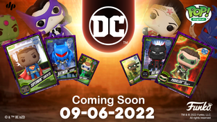 Promotional image for the second series of DC Digital Pop! NFTs.