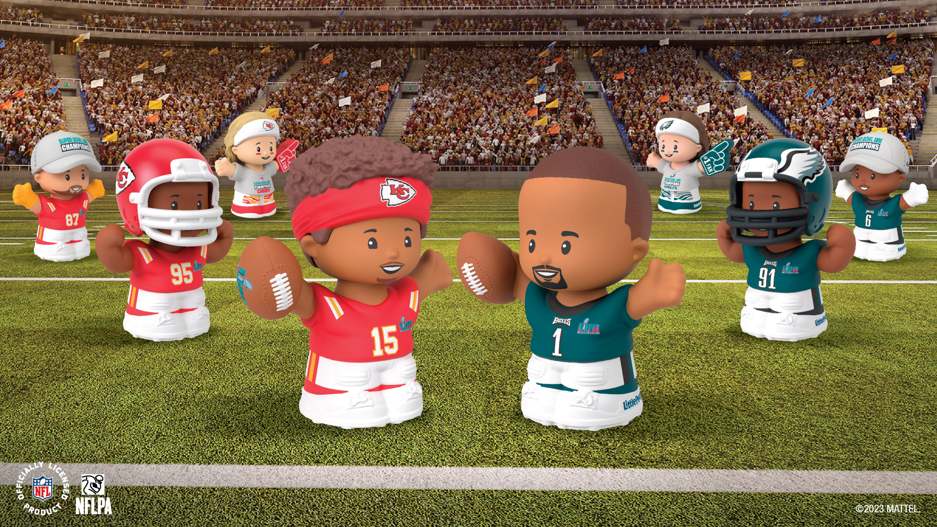 Fisher-Price Launches Little People Super Bowl LVII Champions Set