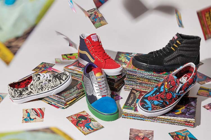 Which Marvel Superheroes Are Kicking into Vans? Hint: All of Them