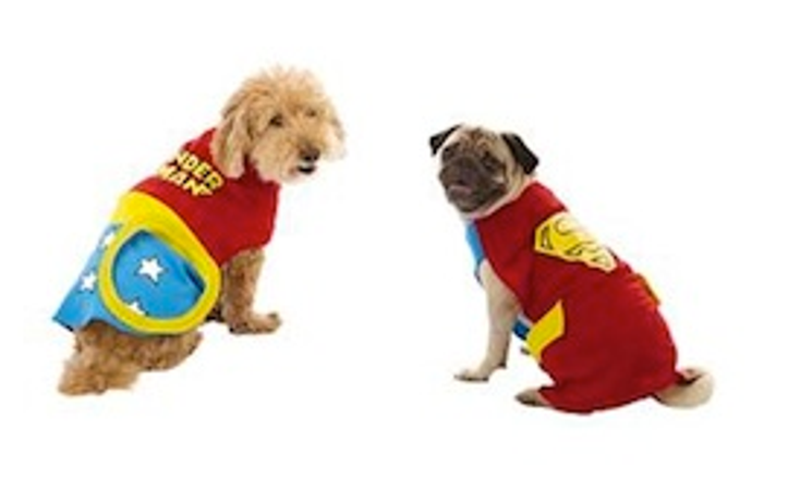WBCP Partners for DC Comics Dog Costumes WBCP Partners for DC Comics Dog Costumes