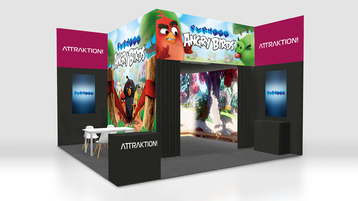 Immersive Angry Birds platform on Playneo Immersive Angry Birds platform on Playneo