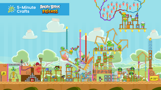 Level from “Angry Birds Friends,” Angry Birds, 5 Minute Crafts