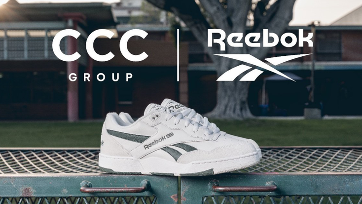 Promotional image for The CCC Group/Reebok partnership.