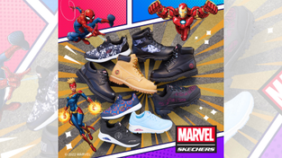The Marvel x Skechers collection.