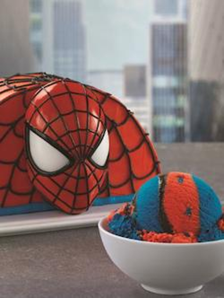 Spider-Man Visits Baskin-Robbins