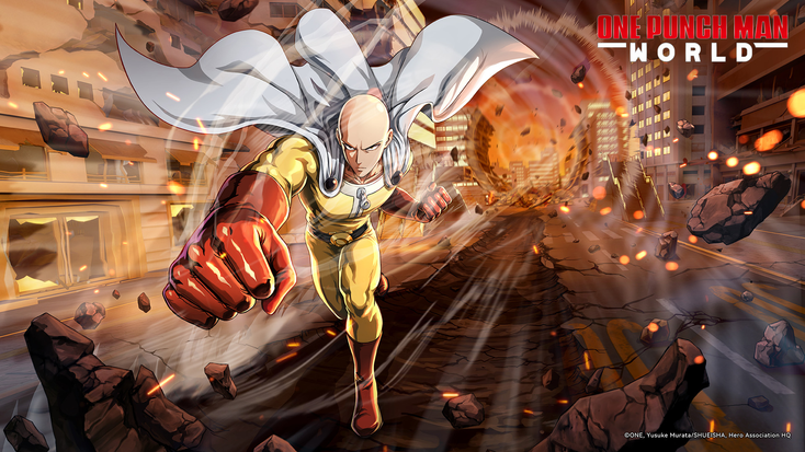 Promotional image for “One Punch Man: World.” 