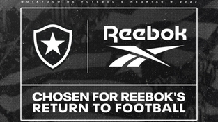 Promotional image for the Reebok and Botafogo partnership. 