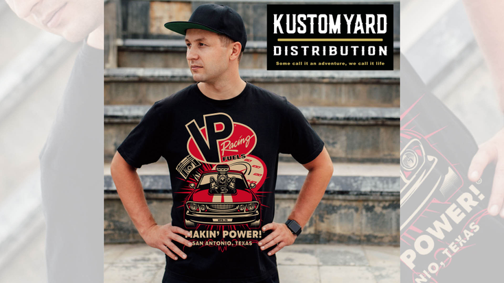 VP Racing apparel.