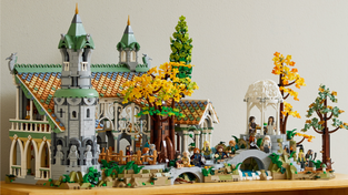 The completed The Lord of the Rings: Rivendell set.