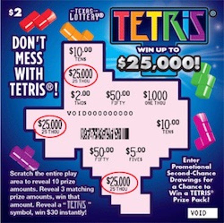Texas Gambles on Tetris Texas Gambles on Tetris