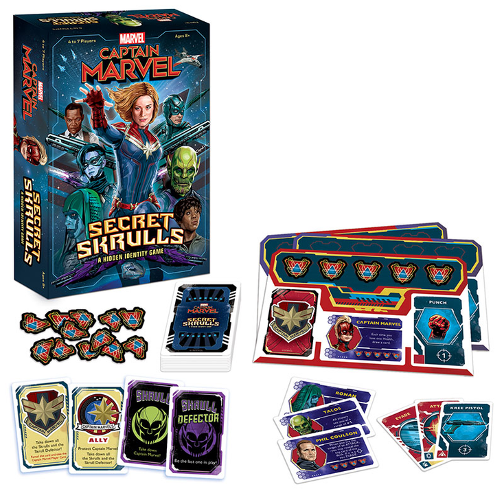 USAopoly Debuts Captain Marvel Card Game USAopoly Debuts Captain Marvel Card Game