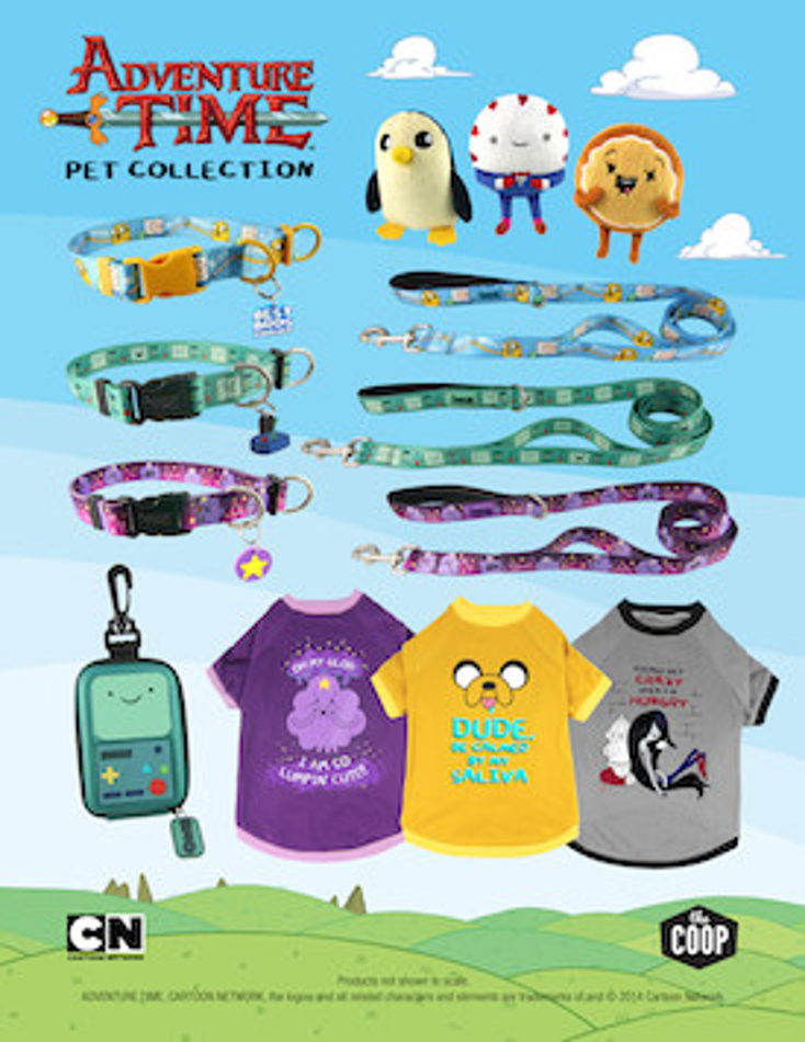 The Coop Unleashes Adventure Time Pet Line