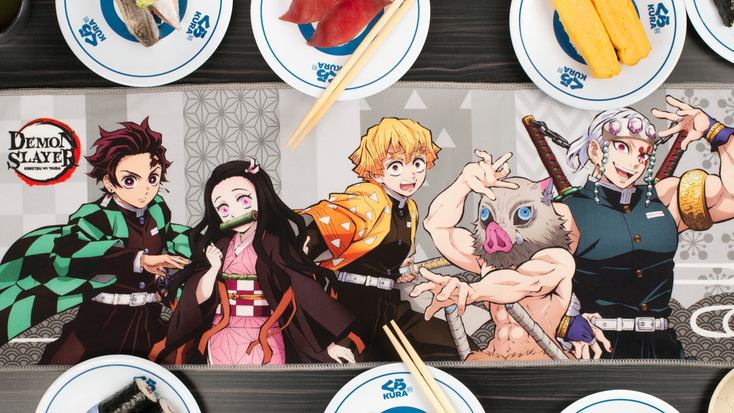 “Demon Slayer: Kimetsu no Yaiba” photo towel. “Demon Slayer: Kimetsu no Yaiba” photo towel.