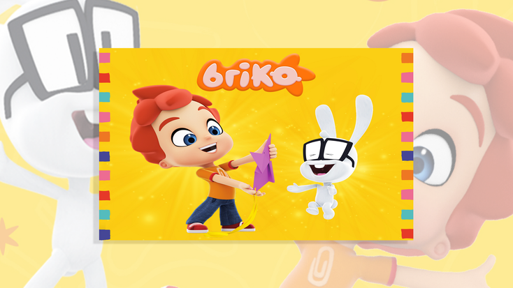 Briko and his best friend Hepi, a white rabbit. Briko and his best friend Hepi, a white rabbit.