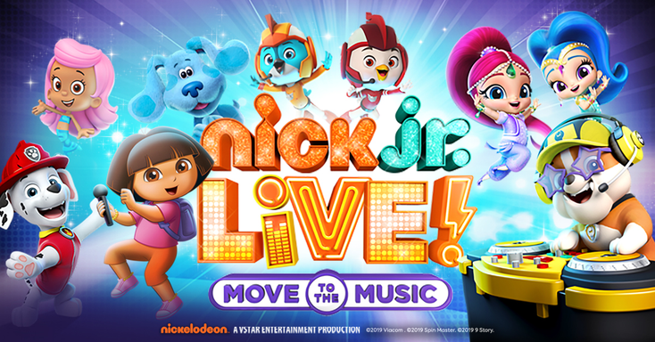 Popular Preschool Characters Unite for Nick Jr. Live! Tour