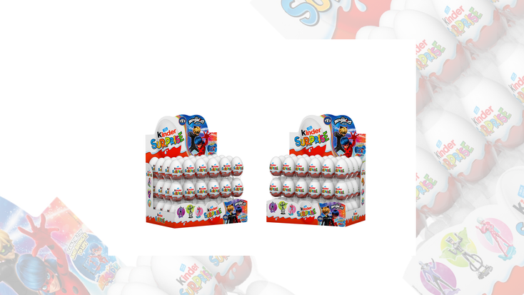 "Miraculous" Kinder eggs. "Miraculous" Kinder eggs.