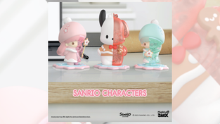 Sanrio x Mighty Jaxx figures.
