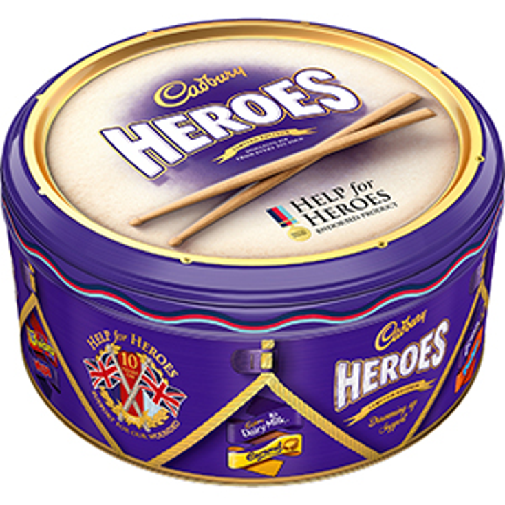 Cadbury Brings Help for Heroes Tin to Tesco
