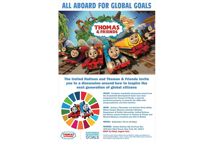 Thomas & Friends to Hold Summit at U.N. Thomas & Friends to Hold Summit at U.N.