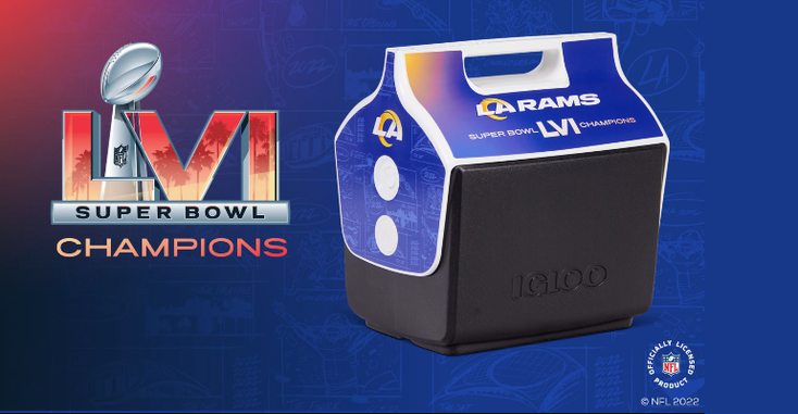 Igloo Releases Super Bowl LVI Champions Coolers