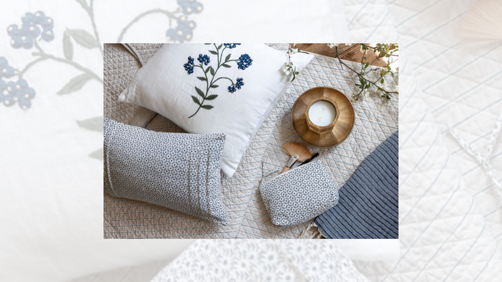 Bedding from Taylor Linens. Bedding from Taylor Linens.