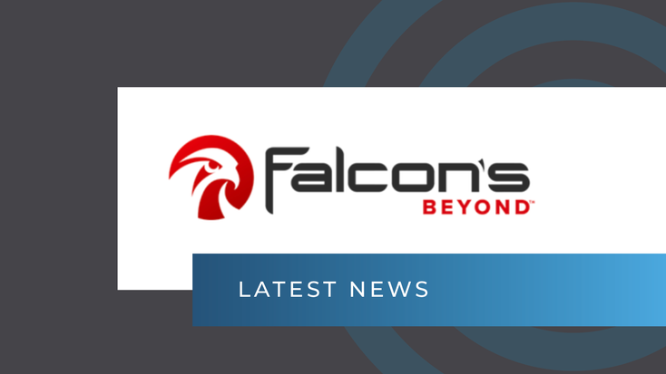 Falcon's Beyond logo. Falcon's Beyond logo.