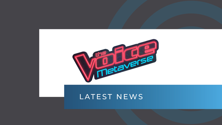 "The Voice" Metaverse logo. "The Voice" Metaverse logo.