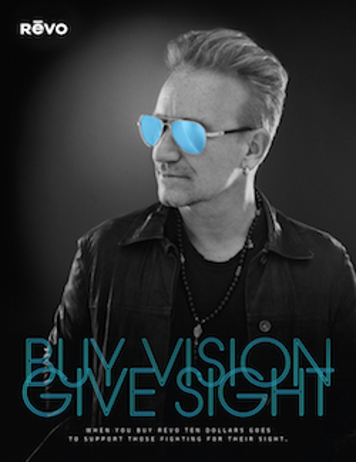 Bono Focuses on Eyewear Bono Focuses on Eyewear