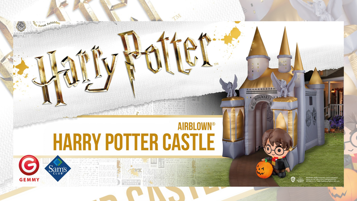 The Airblown Hogwarts Castle. The Airblown Hogwarts Castle.
