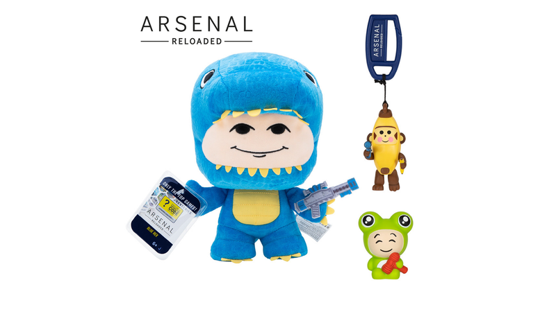 Arsenal Reloaded_Blue Rex Collector Plush, Jazwares DevSeries Arsenal Reloaded_Blue Rex Collector Plush, Jazwares DevSeries
