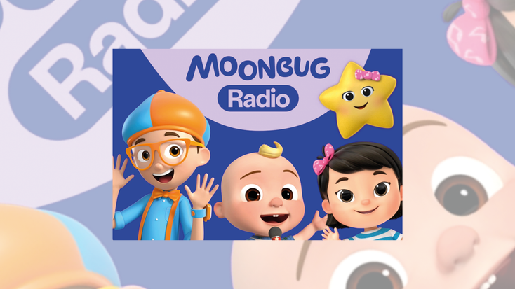 Moonbug Radio logo Moonbug Radio logo