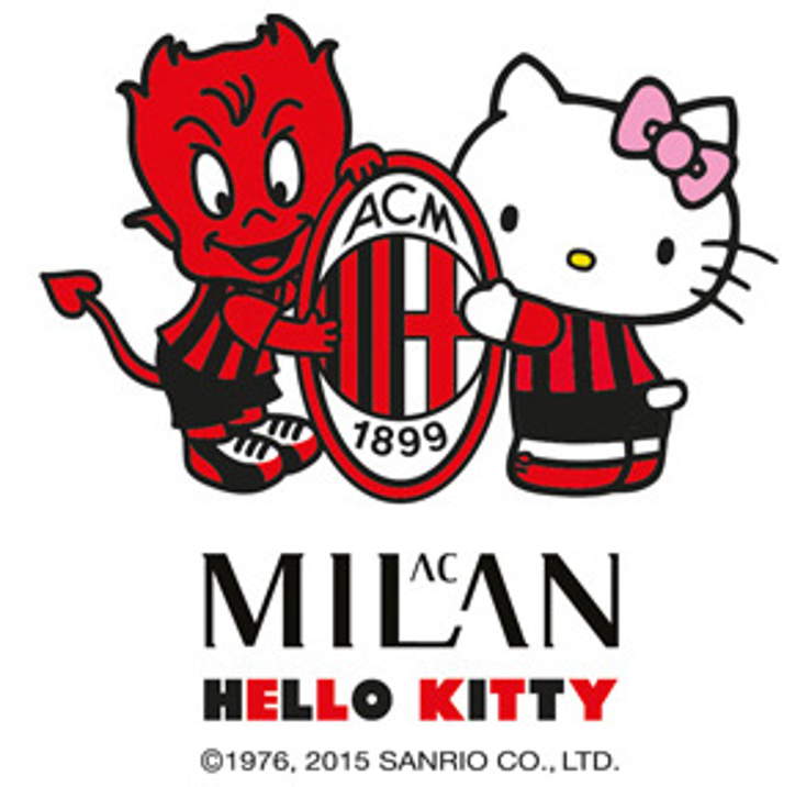 Hello Kitty Supports AC Milan