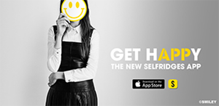 Selfridges Taps Smiley for New App