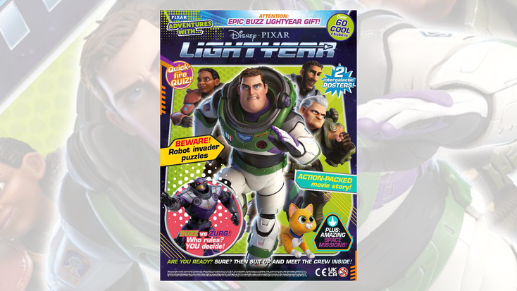 “Pixar Adventures with … Lightyear” cover.