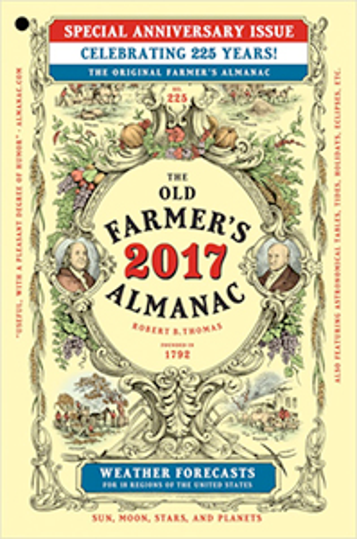 Brentwood to Rep Old Farmer’s Almanac