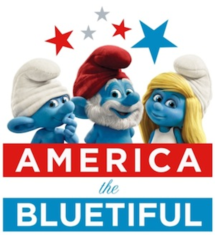Smurfs ‘Bluetify’ the U.S. Smurfs ‘Bluetify’ the U.S.
