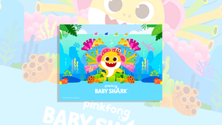 Promotional image for "Baby Shark: Collection No. 2" NFTs.