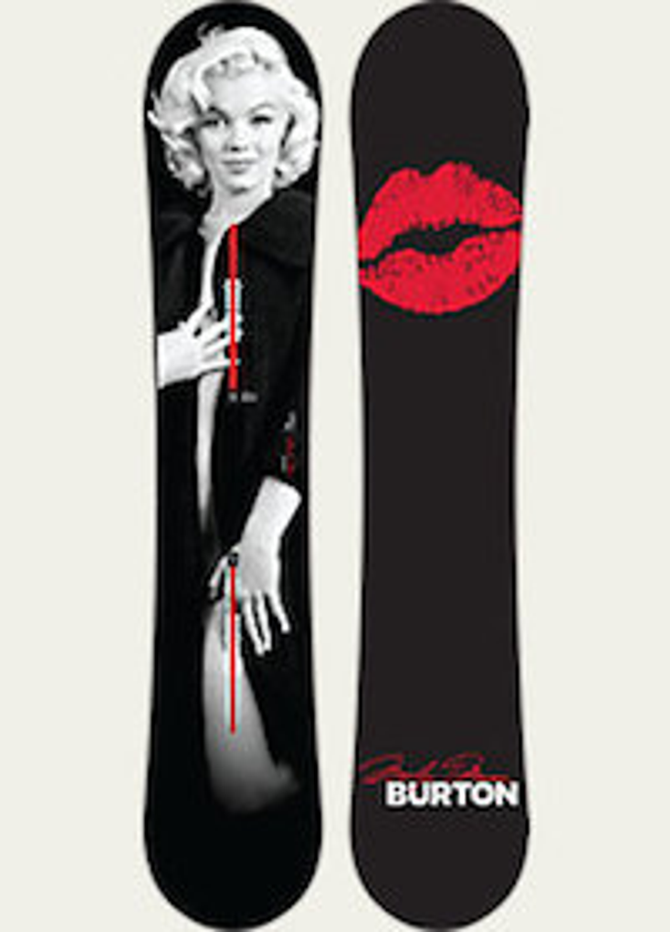 Burton Releases Marilyn Monroe Boards Burton Releases Marilyn Monroe Boards