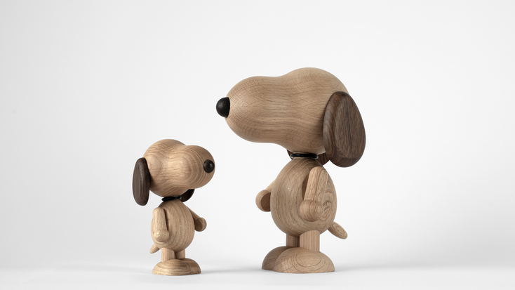 Snoopy Boyhood wooden collectable.