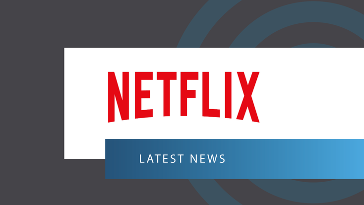 Netflix logo. Netflix logo.