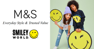 Promotional Image for Marks & Spencer and SmileyWorld collaboration